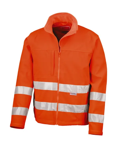  Hi-Vis sigurnosna softshell jakna - Result Safe-Guard Fluorescent Orange