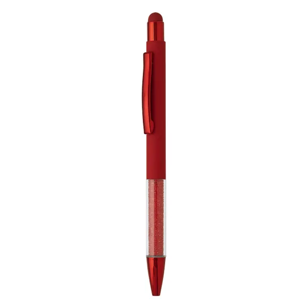 RUBY Metal "touch" ball pen Red