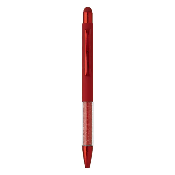 RUBY Metal "touch" ball pen Red