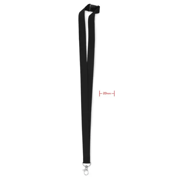 PANY Lanyard metal hook and buckle Black