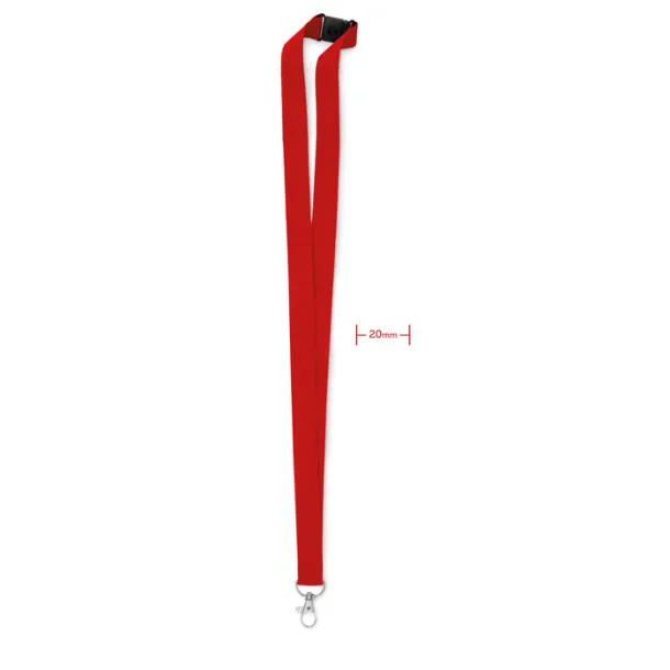 PANY Lanyard metal hook and buckle Red