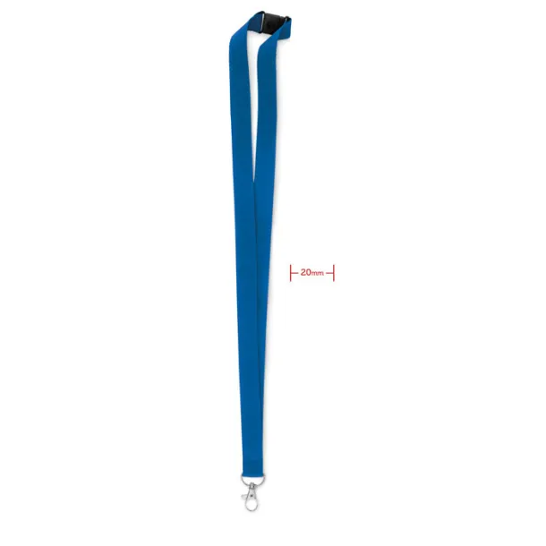 PANY Lanyard metal hook and buckle Royal blue