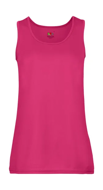  Ladies Performance Vest - Fruit of the Loom Fuchsia