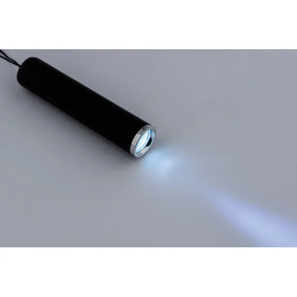 SANLIGHT Plastic light up logo torch Black