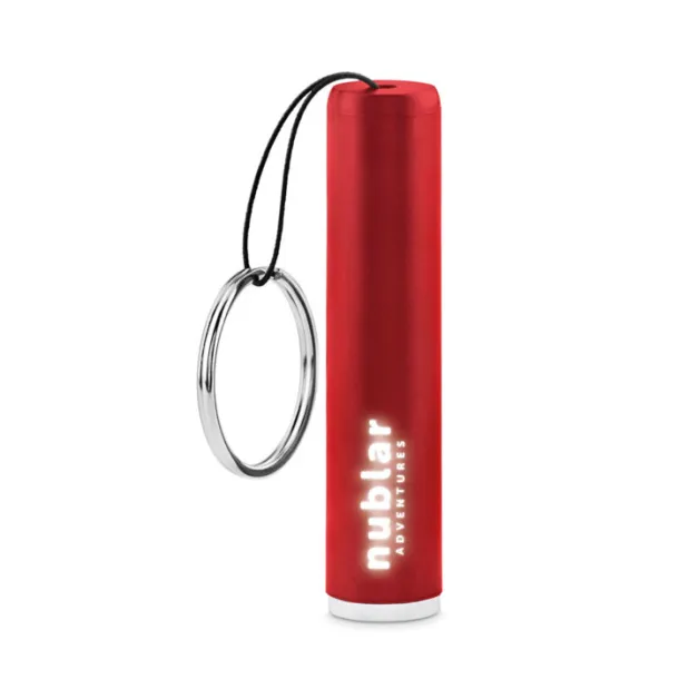 SANLIGHT Plastic light up logo torch Red