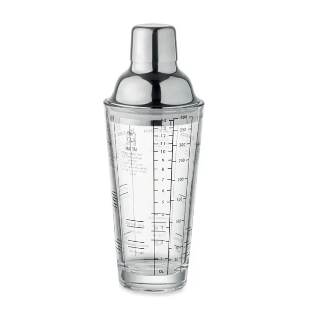 POLITAN Glass cocktail shaker 400 ml Transparent