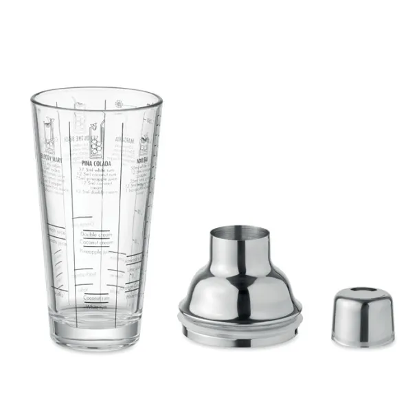 POLITAN Glass cocktail shaker 400 ml Transparent