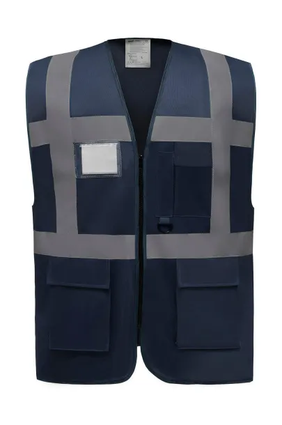  Fluo Executive Waistcoat - Yoko Navy