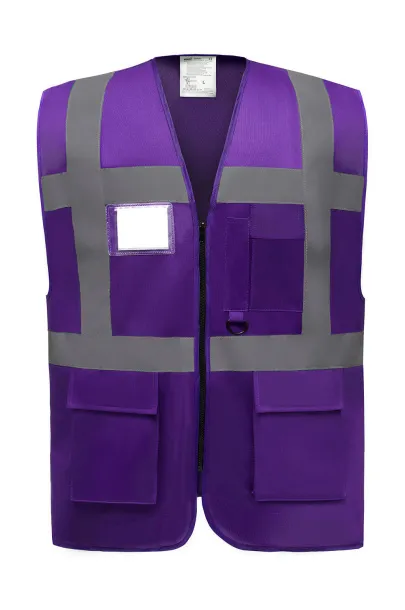  Fluo Executive Waistcoat - Yoko Ljubičasta