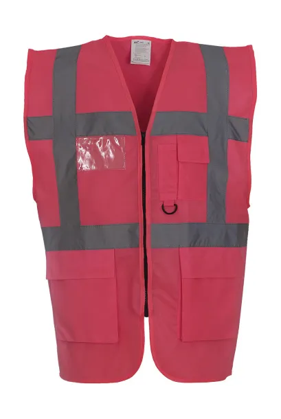  Fluo Executive Waistcoat - Yoko Pink