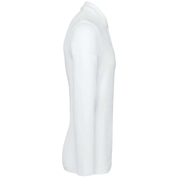  SUPIMA® muška polo majica dugih rukava, 230 g/m2 - Kariban Premium Bijela