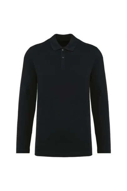  MEN'S LONG-SLEEVED SUPIMA® POLO SHIRT - Kariban Premium Black