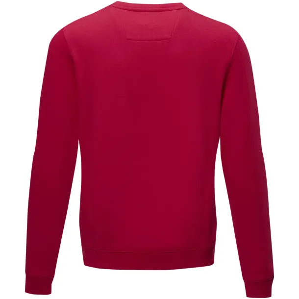 Jasper men’s GOTS organic GRS recycled crewneck sweater - Elevate NXT Red