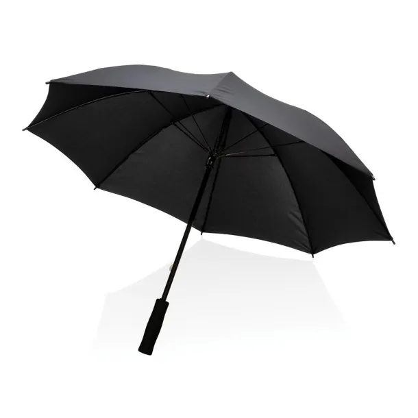  23" Impact AWARE™ RPET 190T Storm proof umbrella - XD Collection Black 