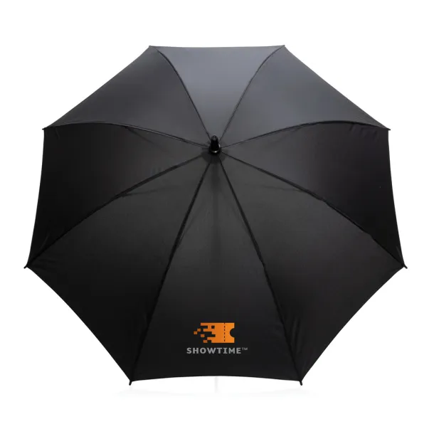  23" Impact AWARE™ RPET 190T Storm proof umbrella - XD Collection Black 