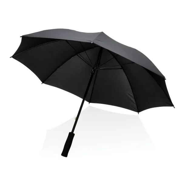  23" Impact AWARE™ RPET 190T Storm proof umbrella - XD Collection Black 