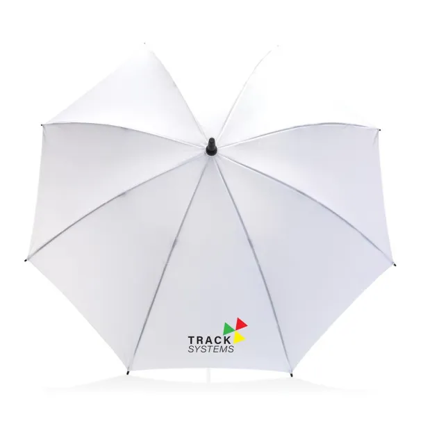  23" Impact AWARE™ RPET 190T Storm proof umbrella - XD Collection White 