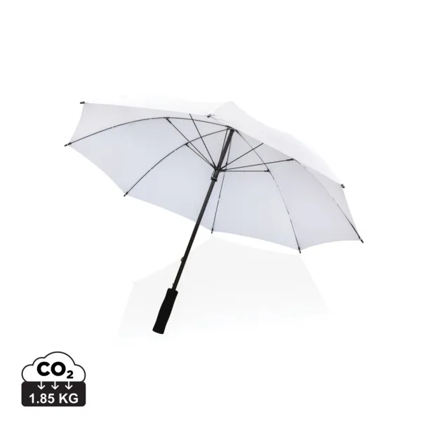  23" Impact AWARE™ RPET 190T Storm proof umbrella - XD Collection White 