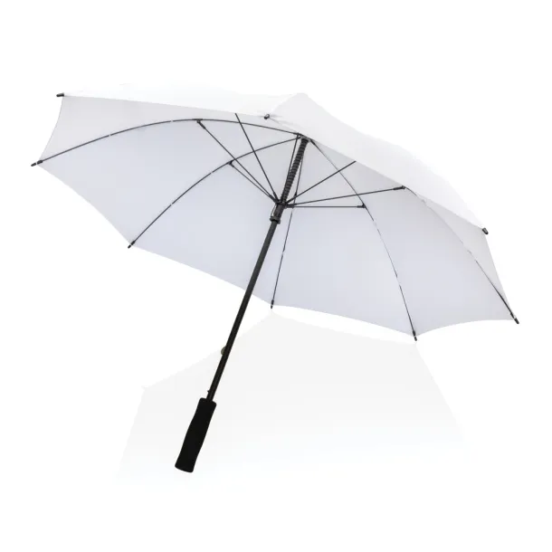  23" Impact AWARE™ RPET 190T Storm proof umbrella - XD Collection White 