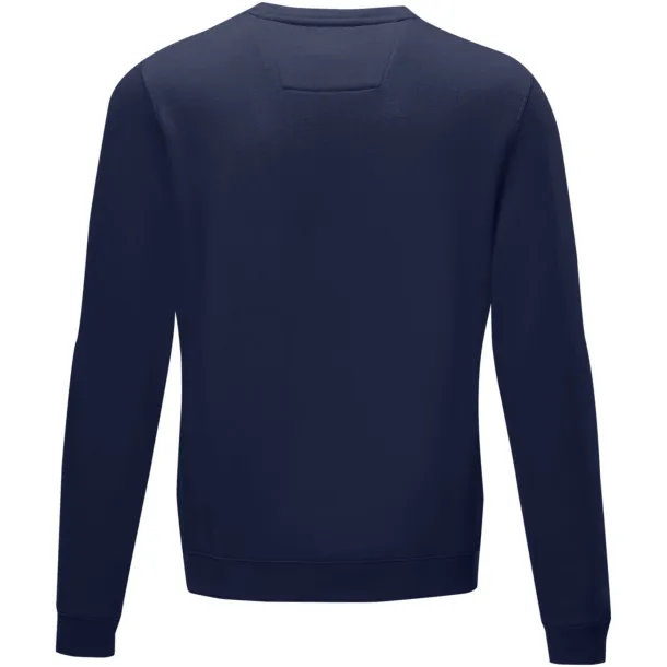 Jasper men’s GOTS organic GRS recycled crewneck sweater - Elevate NXT Navy Blue