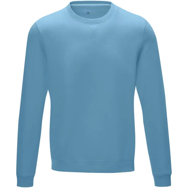 Jasper men’s GOTS organic GRS recycled crewneck sweater - Elevate NXT NXT blue