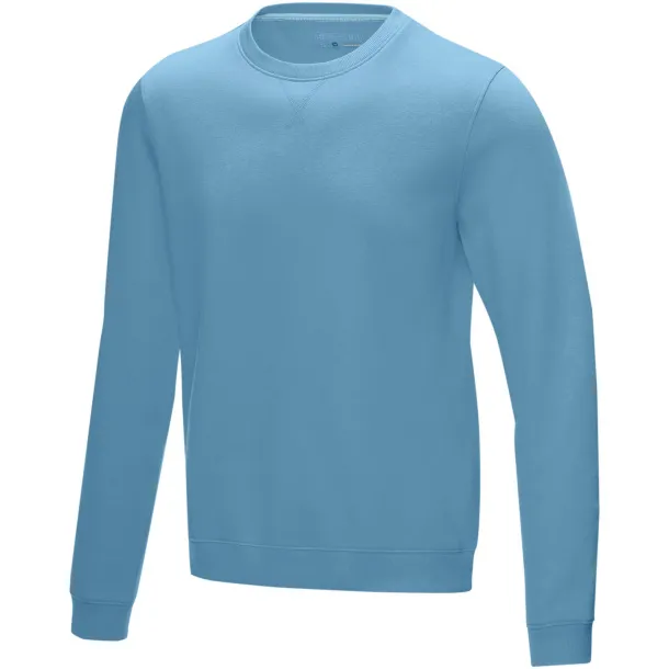 Jasper men’s GOTS organic GRS recycled crewneck sweater - Elevate NXT NXT blue