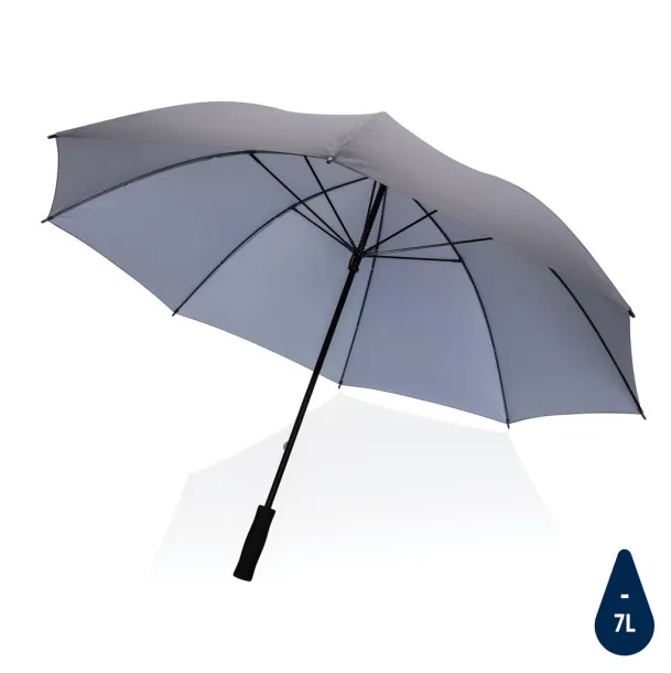  30" Impact AWARE™ RPET 190T Storm proof umbrella - XD Collection Anthracite 