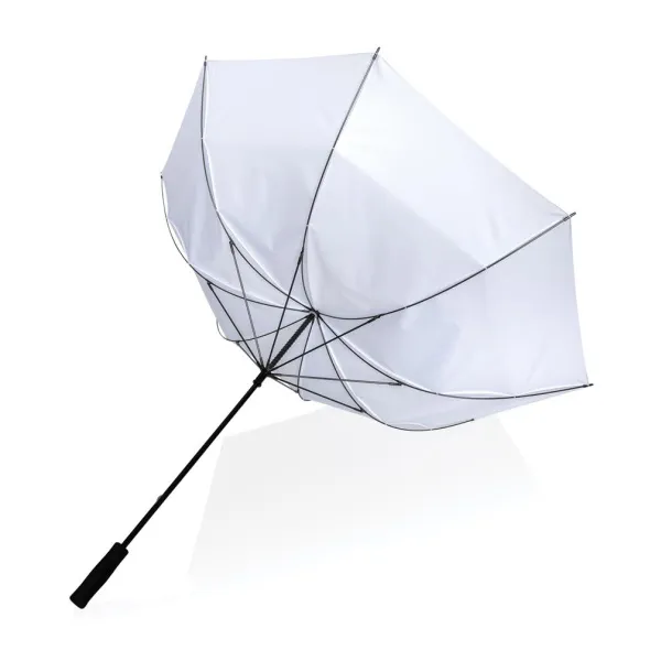  30" Impact AWARE™ RPET 190T Storm proof umbrella - XD Collection White 