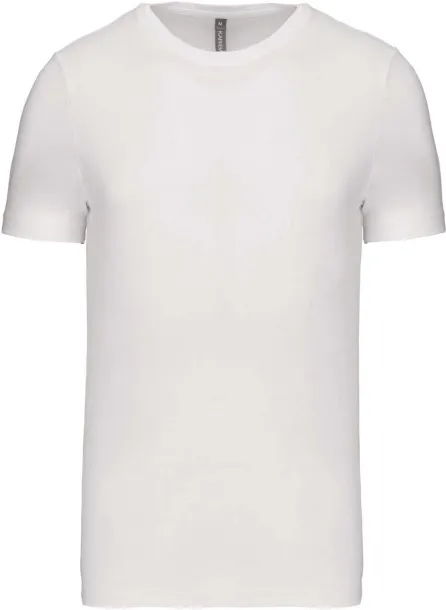  SHORT-SLEEVED CREW NECK T-SHIRT - Kariban White