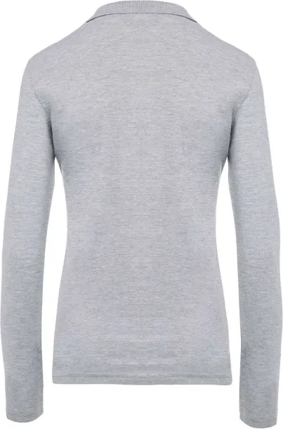  Ženska polo pique majica dugih rukava, 180 g/m2 - Kariban Oxford Grey