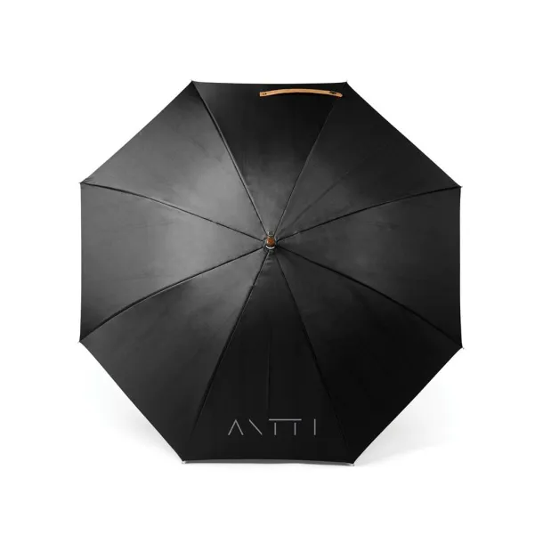  VINGA Bosler AWARE™ recycled pet 23" umbrella - Vinga Black 