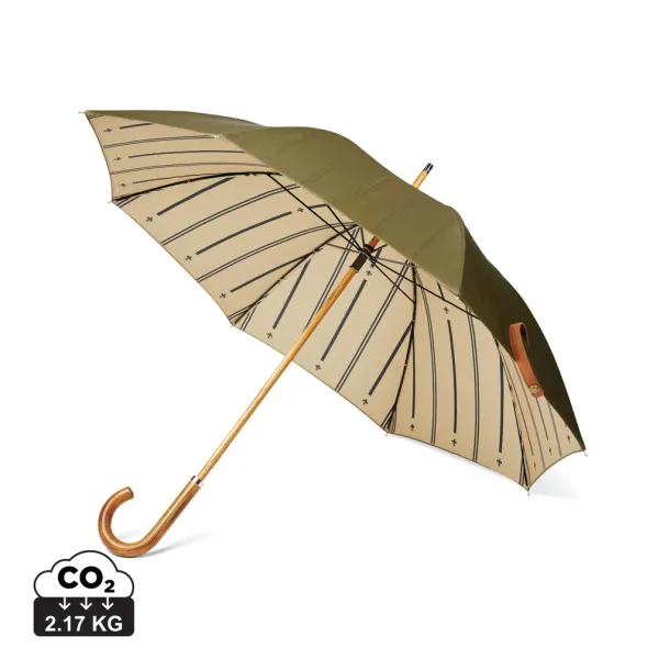  VINGA Bosler AWARE™ recycled pet 23" umbrella - Vinga Green 