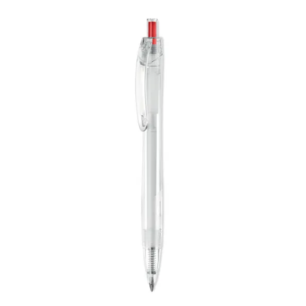 RPET PEN push ball Red