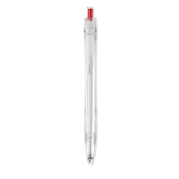 RPET PEN push ball Red