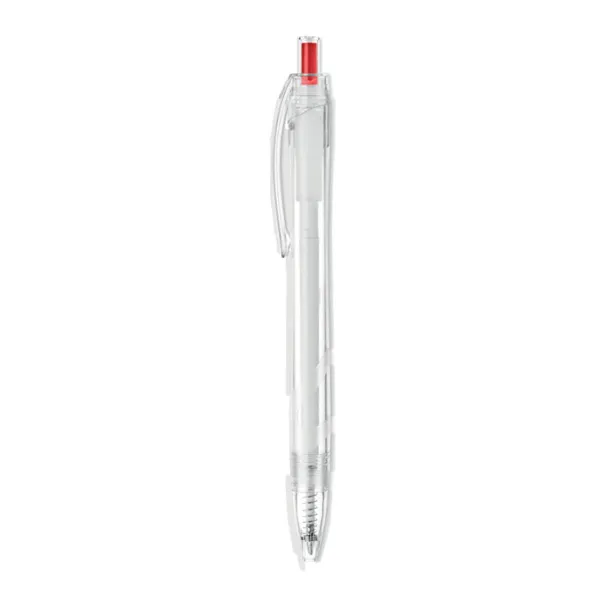 RPET PEN push ball Red