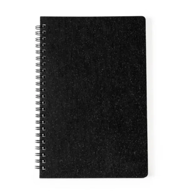  Wheat straw notebook approx. A5 Crna