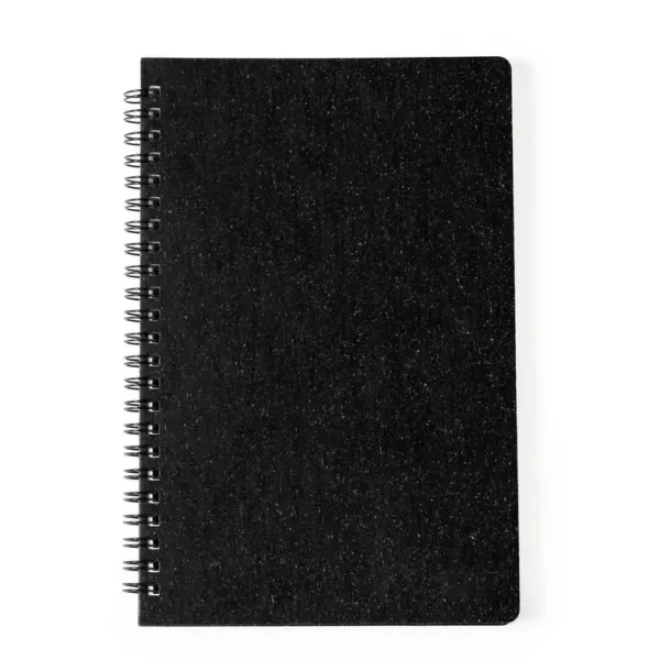  Wheat straw notebook approx. A5 black