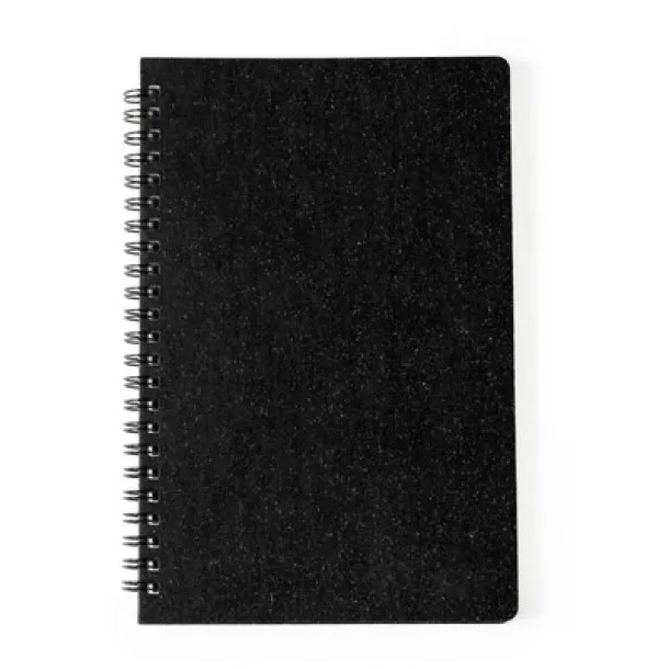  Wheat straw notebook approx. A5 Crna