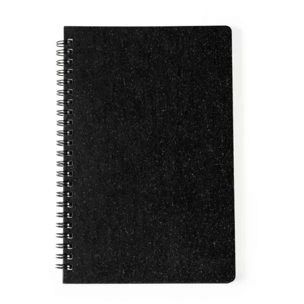  Wheat straw notebook approx. A5 Crna