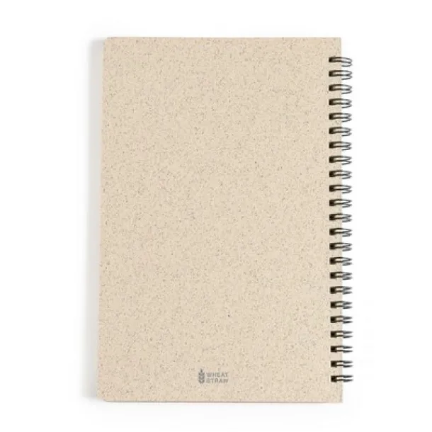  Wheat straw notebook approx. A5 neutral