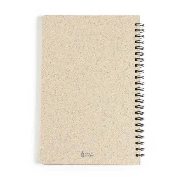  Wheat straw notebook approx. A5 neutral