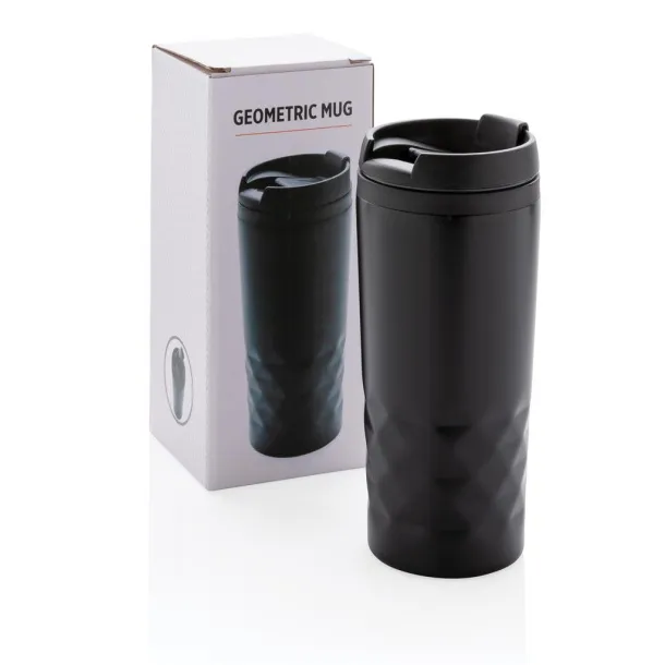  Geometric šalica, 300 ml - XD Collection Crna