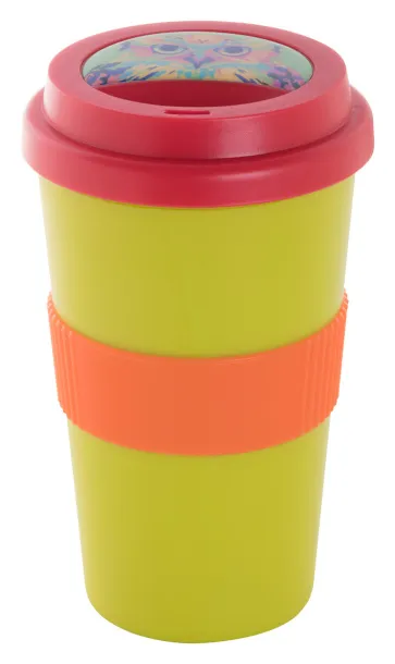 CreaCup customisable thermo mug Lime green