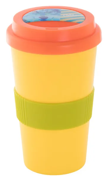 CreaCup personalizirana termo šalica, 400 ml Žuta