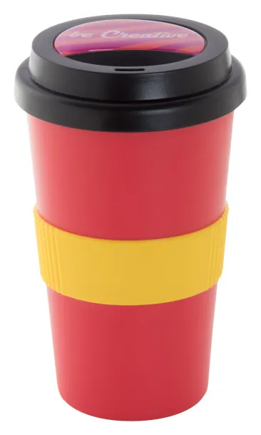 CreaCup personalizirana termo šalica, 400 ml Crvena