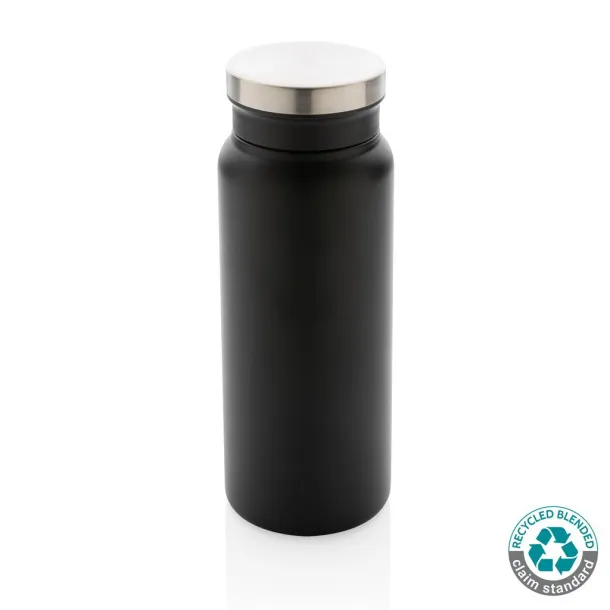  RCS Recycled stainless steel vacuum bottle 600ML - XD Collection Black Black