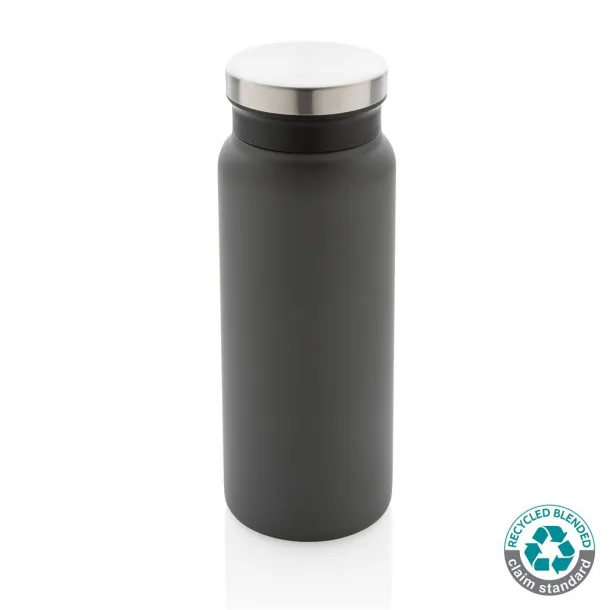  RCS Recycled stainless steel vacuum bottle 600ML - XD Collection Anthracite 