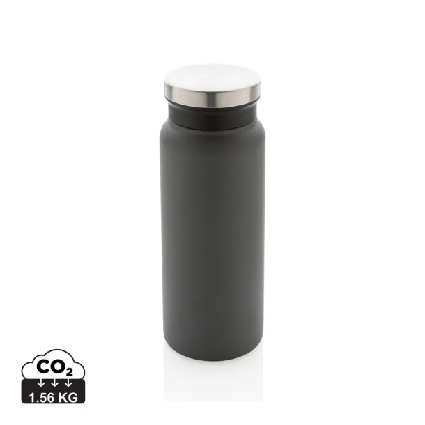  RCS Recycled stainless steel vacuum bottle 600ML - XD Collection Anthracite 