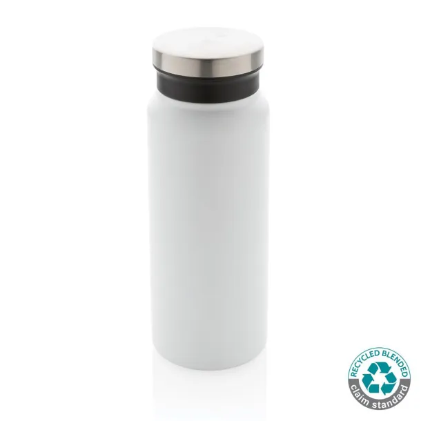  RCS Recycled stainless steel vacuum bottle 600ML - XD Collection White 