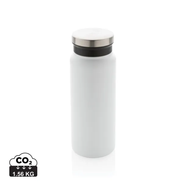  RCS Recycled stainless steel vacuum bottle 600ML - XD Collection White 